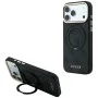 Калъф Guess - Ring Stand Classic Logo MagSafe (GUHMP18L6PS4RSCLK) - iPhone 18 Pro / iPhone 17 Pro - Черен