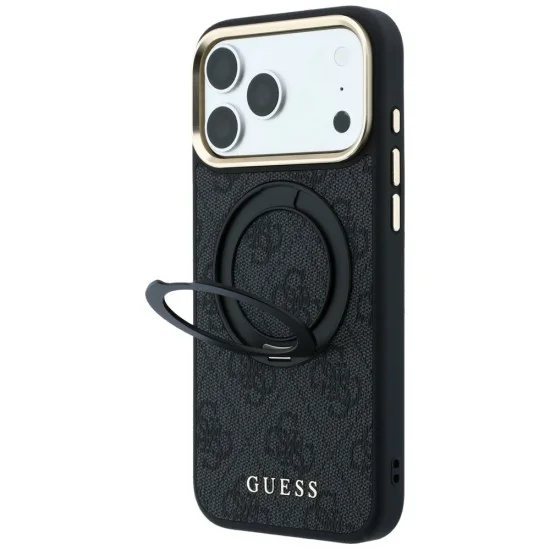 Guess - Ring Stand Classic Logo MagSafe (GUHMP18X6PS4RSCLK) - iPhone 18 Pro Max / iPhone 17 Pro Max - Black