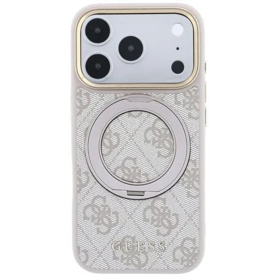 Guess - Ring Stand Classic Logo MagSafe (GUHMP18X6PS4RSCLP) - iPhone 18 Pro Max / iPhone 17 Pro Max - Pink