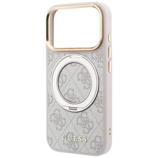 Guess - Ring Stand Classic Logo MagSafe (GUHMP18X6PS4RSCLP) - iPhone 18 Pro Max / iPhone 17 Pro Max - Pink
