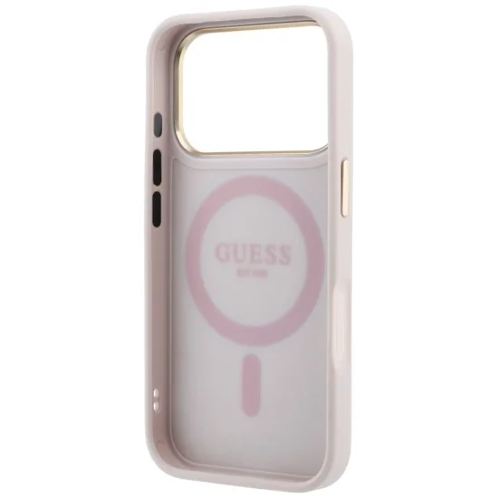 Guess - Ring Stand Classic Logo MagSafe (GUHMP18X6PS4RSCLP) - iPhone 18 Pro Max / iPhone 17 Pro Max - Pink