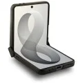 Калъф Guess Ring Stand Grained Classic Logo MagSafe (GUHMZF86PSGRSCLE) - Samsung Galaxy Z Flip8 - Бежов