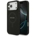 Калъф Guess Saffiano MagSafe (GUHMP18XPSAHMCK) - iPhone 18 Pro Max / iPhone 17 Pro Max - Черен
