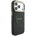 Guess - Saffiano Peony & Ring MagSafe (GUHMP18LPSAMSECK) - iPhone 18 Pro / iPhone 17 Pro - Black