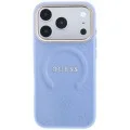 Guess - Saffiano Peony & Ring MagSafe (GUHMP18XPSAMSECB) - iPhone 18 Pro Max / iPhone 17 Pro Max - Light Blue