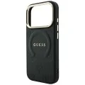 Guess - Saffiano Peony & Ring MagSafe (GUHMP18XPSAMSECK) - iPhone 18 Pro Max / iPhone 17 Pro Max - Black