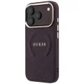 Guess - Saffiano Peony & Ring MagSafe (GUHMP18XPSAMSECU) - iPhone 18 Pro Max / iPhone 17 Pro Max - Burgundy