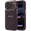 Guess - Saffiano Peony & Ring MagSafe (GUHMP18XPSAMSECU) - iPhone 18 Pro Max / iPhone 17 Pro Max - Burgundy