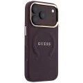 Guess - Saffiano Peony & Ring MagSafe (GUHMP18XPSAMSECU) - iPhone 18 Pro Max / iPhone 17 Pro Max - Burgundy