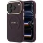 Калъф Guess - Saffiano Peony & Ring MagSafe (GUHMP18XPSAMSECU) - iPhone 18 Pro Max / iPhone 17 Pro Max - Бордо