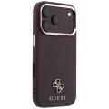 Калъф Guess Saffiano Small 4G Classic MagSafe (GUHMP18L6PSA4DMU) - iPhone 18 Pro / iPhone 17 Pro - Бордо