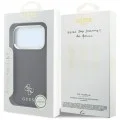 Калъф Guess Saffiano Small 4G Classic MagSafe (GUHMP18L6PSA4DMU) - iPhone 18 Pro / iPhone 17 Pro - Бордо
