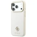 Калъф Guess Saffiano Small 4G Classic MagSafe (GUHMP18X6PSA4DME) - iPhone 18 Pro Max / iPhone 17 Pro Max - Бежов