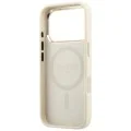 Калъф Guess Saffiano Small 4G Classic MagSafe (GUHMP18X6PSA4DME) - iPhone 18 Pro Max / iPhone 17 Pro Max - Бежов