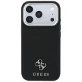 Калъф Guess Saffiano Small 4G Classic MagSafe (GUHMP18X6PSA4DMK) - iPhone 18 Pro Max / iPhone 17 Pro Max - Черен