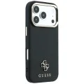 Калъф Guess Saffiano Small 4G Classic MagSafe (GUHMP18X6PSA4DMK) - iPhone 18 Pro Max / iPhone 17 Pro Max - Черен