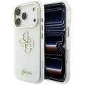 Калъф Guess IML 4G Metal Script (GUHCP18L5HC4MLSH) - iPhone 18 Pro / iPhone 17 Pro - Бял