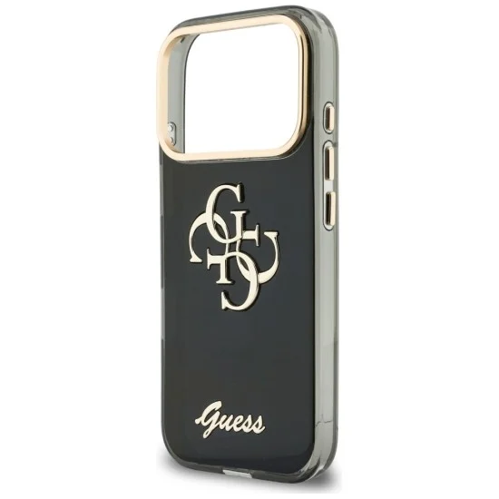 Калъф Guess IML 4G Metal Script (GUHCP18L5HC4MLSK) - iPhone 18 Pro / iPhone 17 Pro - Черен
