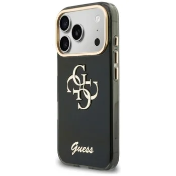 Калъф Guess IML 4G Metal Script (GUHCP18L5HC4MLSK) - iPhone 18 Pro / iPhone 17 Pro - Черен