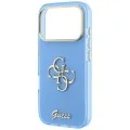 Калъф Guess IML 4G Metal Script (GUHCP18L5HC4MLSL) - iPhone 18 Pro / iPhone 17 Pro - Светлосин
