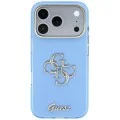 Калъф Guess IML 4G Metal Script (GUHCP18L5HC4MLSL) - iPhone 18 Pro / iPhone 17 Pro - Светлосин