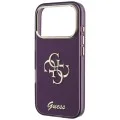 Калъф Guess IML 4G Metal Script (GUHCP18L5HC4MLSU) - iPhone 18 Pro / iPhone 17 Pro - Бордо