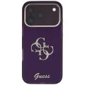 Калъф Guess IML 4G Metal Script (GUHCP18L5HC4MLSU) - iPhone 18 Pro / iPhone 17 Pro - Бордо