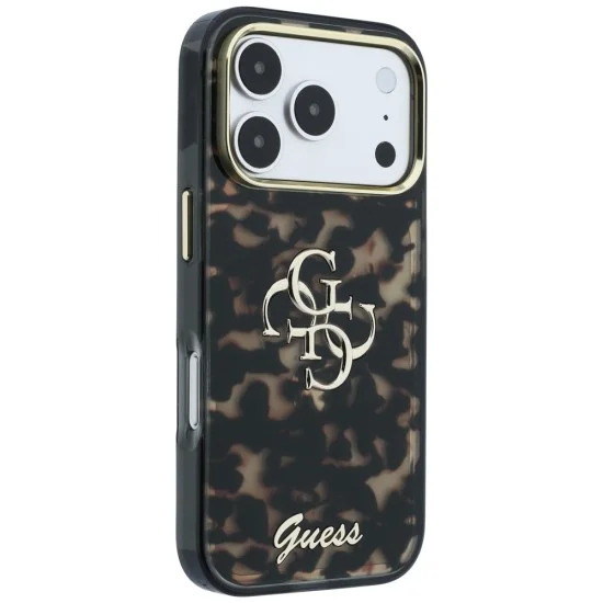 Калъф Guess IML 4G Metal Script (GUHCP18L6HT4SMW) - iPhone 18 Pro / iPhone 17 Pro - Костенурков
