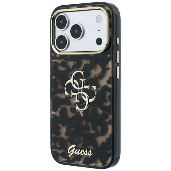 Калъф Guess IML 4G Metal Script (GUHCP18L6HT4SMW) - iPhone 18 Pro / iPhone 17 Pro - Костенурков