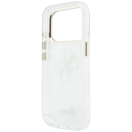 Калъф Guess IML 4G Metal Script (GUHCP18X5HC4MLSH) - iPhone 18 Pro Max / iPhone 17 Pro Max - Бял