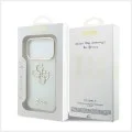 Калъф Guess IML 4G Metal Script (GUHCP18X5HC4MLSH) - iPhone 18 Pro Max / iPhone 17 Pro Max - Бял