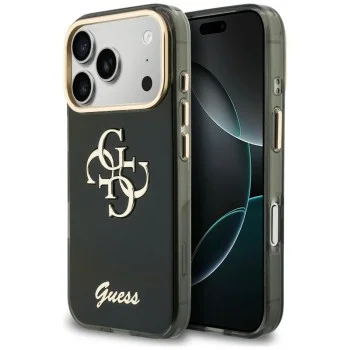 Калъф Guess IML 4G Metal Script (GUHCP18X5HC4MLSK) - iPhone 18 Pro Max / iPhone 17 Pro Max - Черен