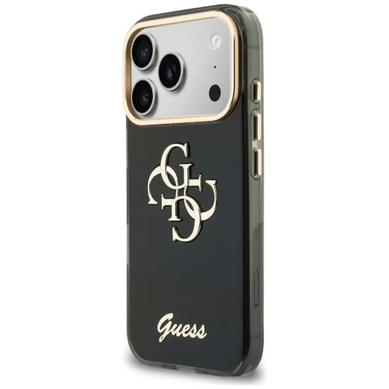Калъф Guess IML 4G Metal Script (GUHCP18X5HC4MLSK) - iPhone 18 Pro Max / iPhone 17 Pro Max - Черен