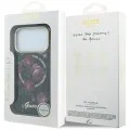 Калъф Guess IML Glitter Blossom Roses MagSafe (GUHMP18L6HTBGSLK) - iPhone 18 Pro / iPhone 17 Pro - Черен