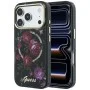 Калъф Guess IML Glitter Blossom Roses MagSafe (GUHMP18L6HTBGSLK) - iPhone 18 Pro / iPhone 17 Pro - Черен