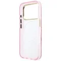 Калъф Guess IML Glitter Blossom Roses MagSafe (GUHMP18L6HTBGSLP) - iPhone 18 Pro / iPhone 17 Pro - Розов