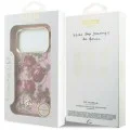 Калъф Guess IML Glitter Blossom Roses MagSafe (GUHMP18L6HTBGSLP) - iPhone 18 Pro / iPhone 17 Pro - Розов