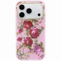 Калъф Guess IML Glitter Blossom Roses MagSafe (GUHMP18L6HTBGSLP) - iPhone 18 Pro / iPhone 17 Pro - Розов