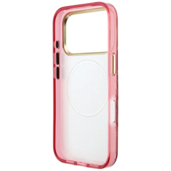 Калъф Guess IML Glitter Blossom Roses MagSafe (GUHMP18X6HTBGSLU) - iPhone 18 Pro Max / iPhone 17 Pro Max - Бордо