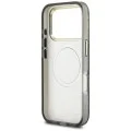 Калъф Guess IML Glitter Flowers Triangle MagSafe (GUHMP18LHFLPEDK) - iPhone 18 Pro / iPhone 17 Pro - Черен