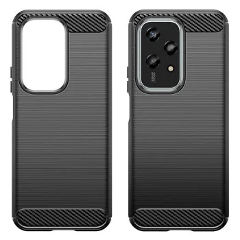 Калъф за Honor 200 Lite - Carbon Silicone - Blue