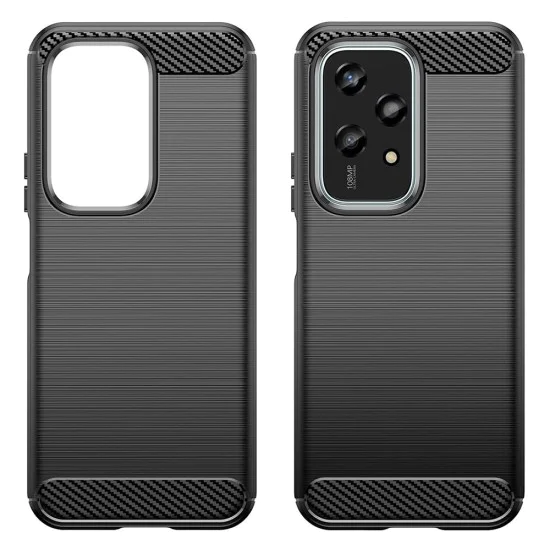Калъф за Honor 200 Lite - Carbon Silicone - Blue