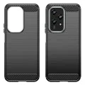 Калъф за Honor 200 Lite - Carbon Silicone - Черен