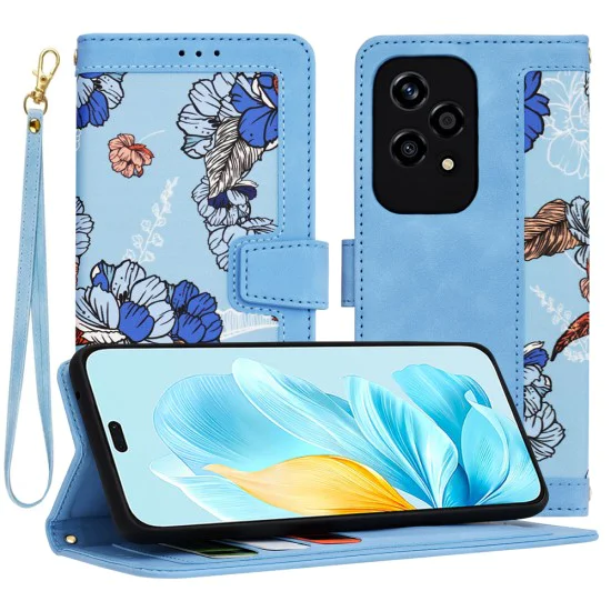 Калъф за Honor 200 Lite - FlipCraft - Vibrant Blue