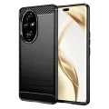 Калъф за Honor 200 Pro - Carbon Silicone - Черен
