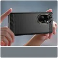 Калъф за Honor 200 Pro - Carbon Silicone - Черен