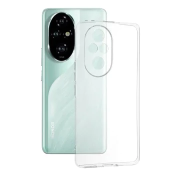 Калъф за Honor 200 Pro - Прозрачен силикон - Прозрачен