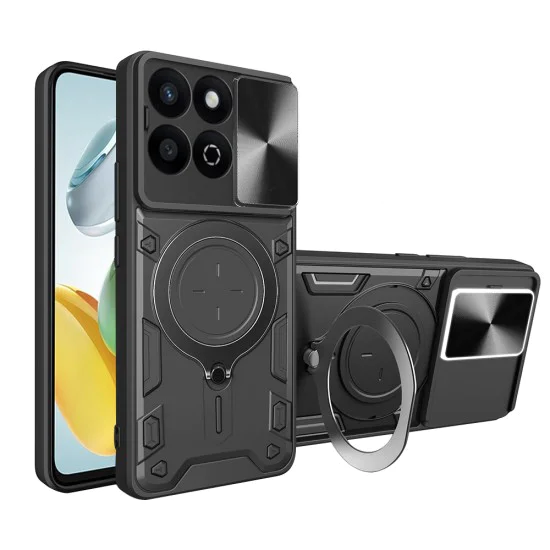 Калъф за Honor 200 Smart / X7c - CamGuard Pro - черен