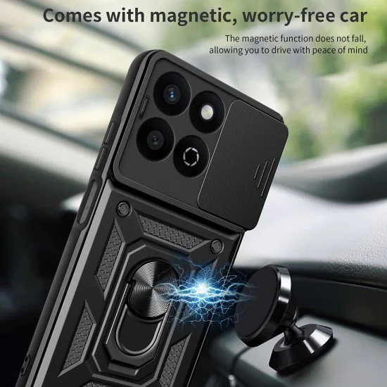 Калъф за Honor 200 Smart / X7c - CamShield Series - черен