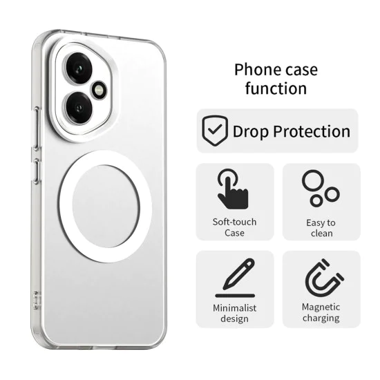 Калъф за Honor 400 - CandyCase MagSafe - Бял